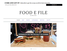 Tablet Screenshot of foodefile.com
